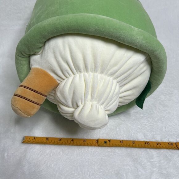Squish Pillow Boba Tea Large 20 inch Mint Green Plush Toy Cushion Zipper Filling - Picture 10 of 10